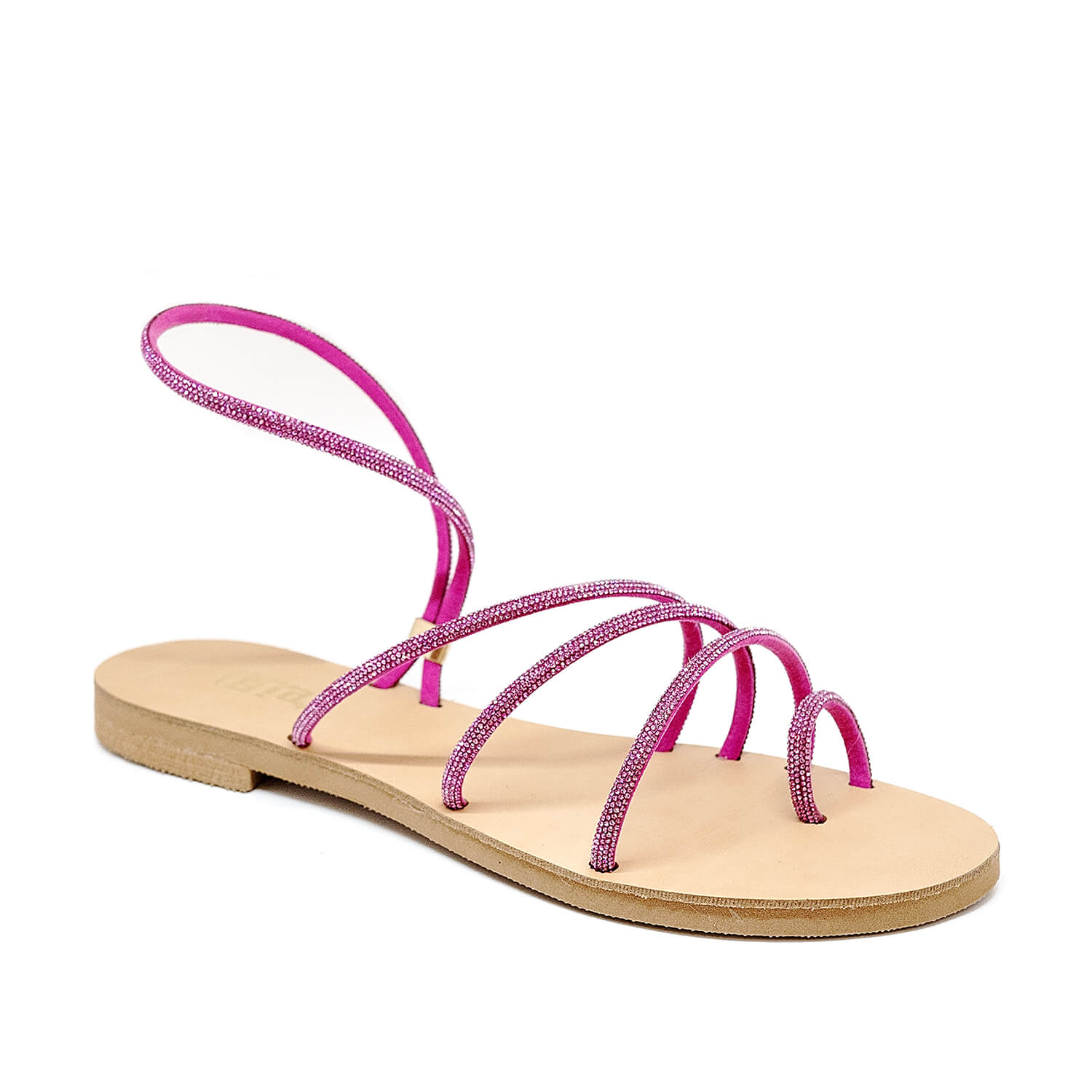 Bigshoes GA0104-39 Strass Σανδάλι Φούξια φωτογραφία