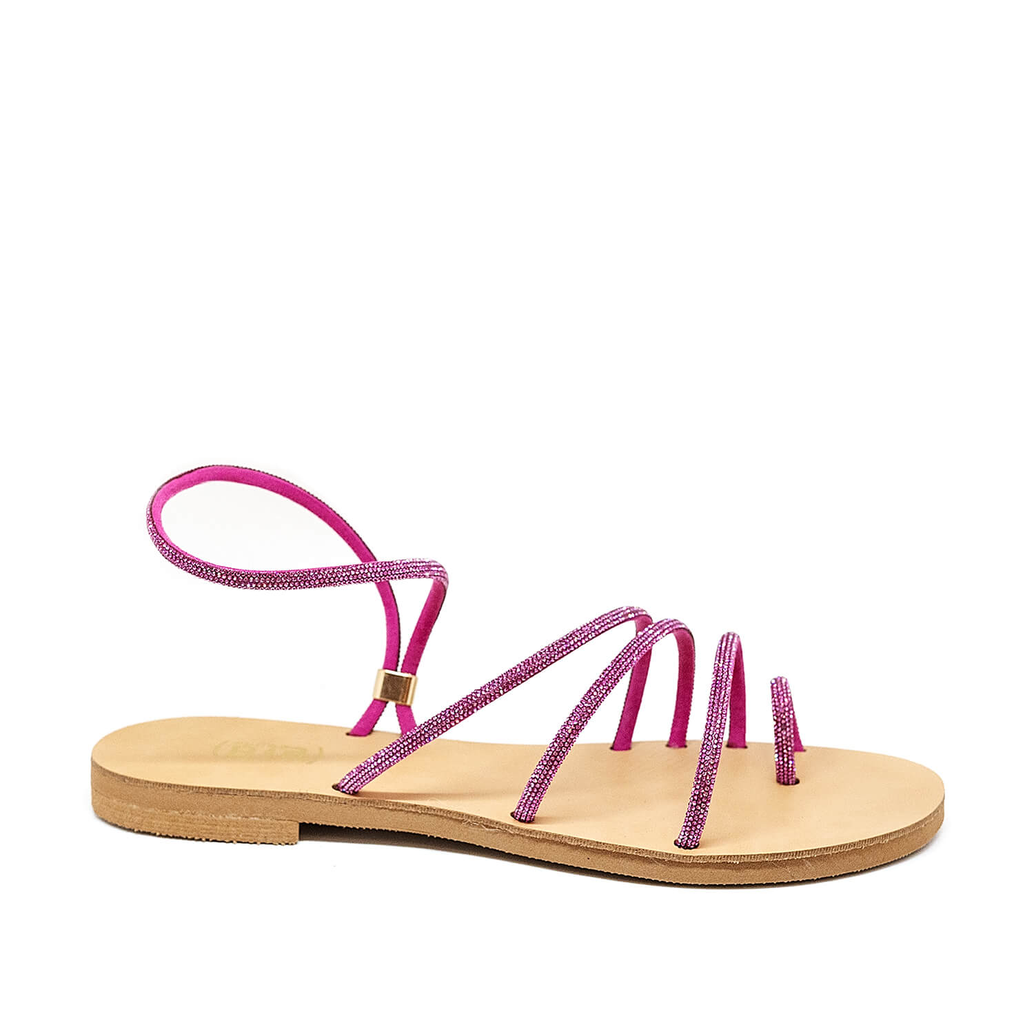 Bigshoes Bigshoes GA0104-39 Strass Σανδάλι Φούξια