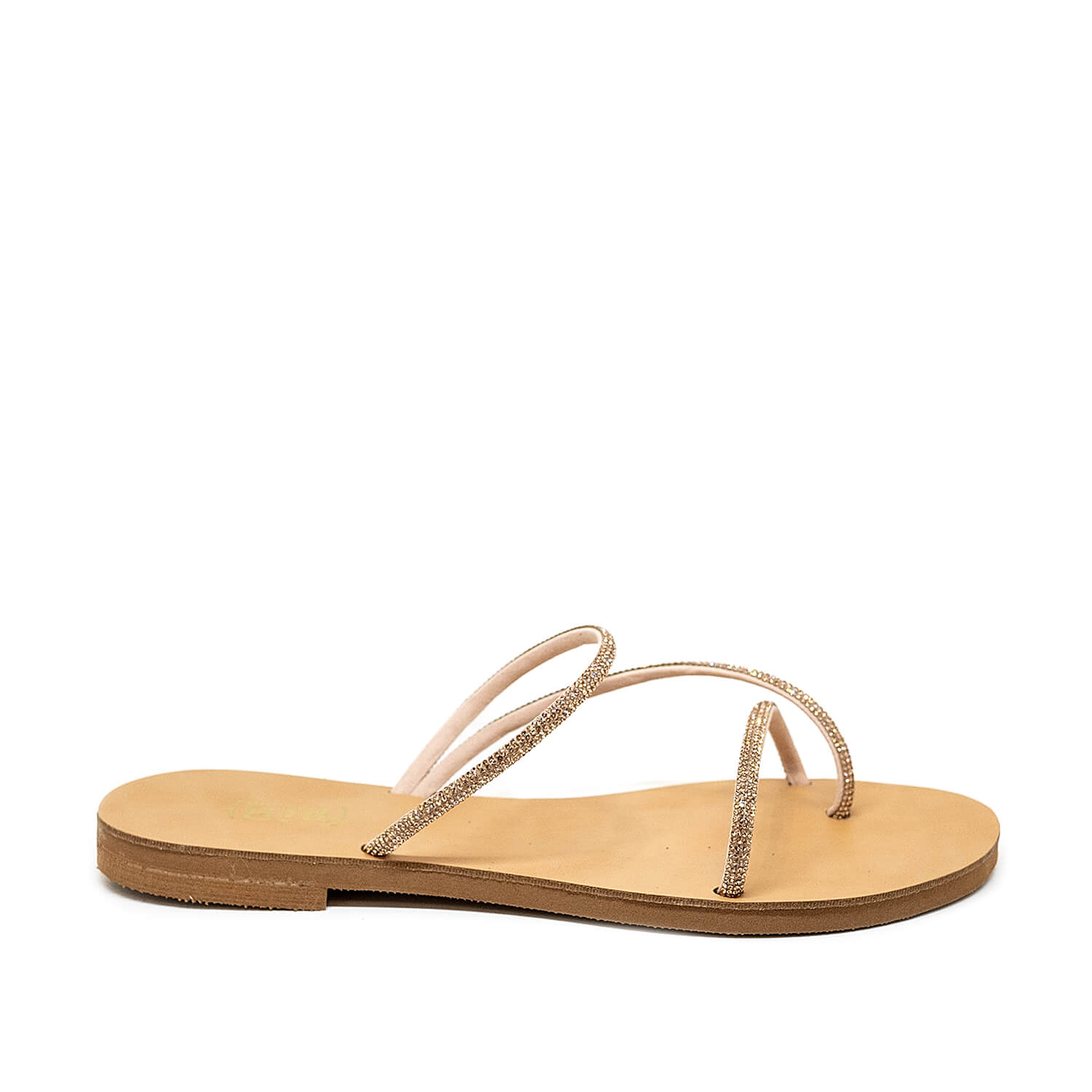 Bigshoes Bigshoes GA0106-06 Strass Σανδάλι Χρυσό
