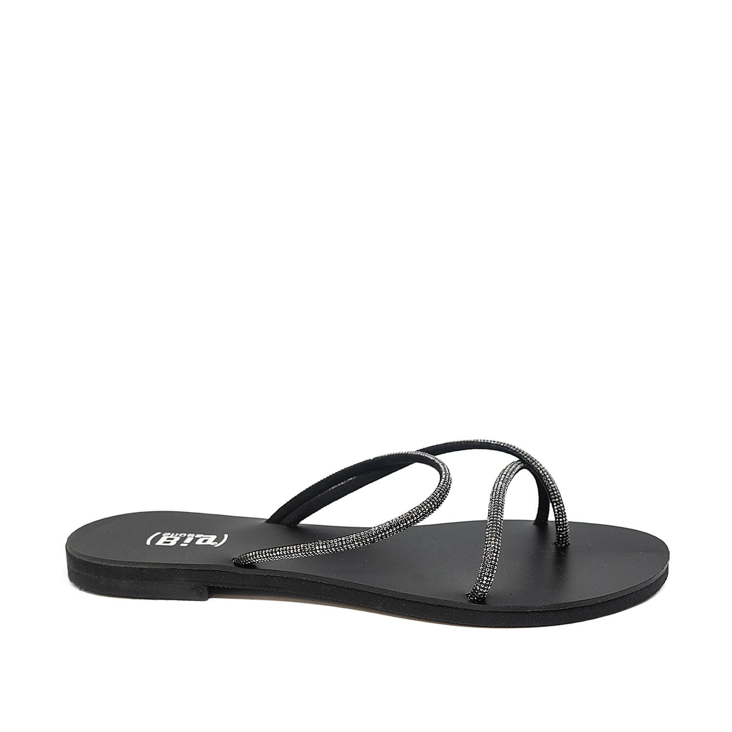 Bigshoes Bigshoes GA0106-01 Strass Σανδάλι Μαύρο
