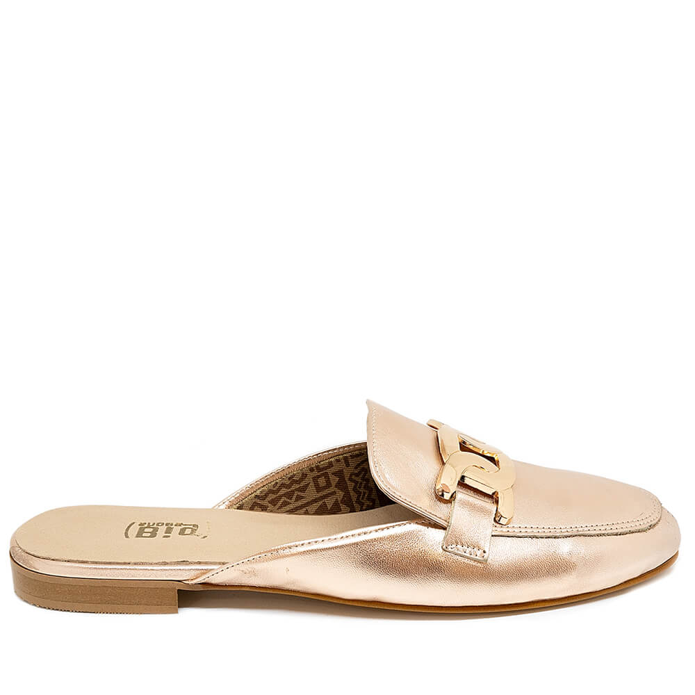 Bigshoes Bigshoes GA1148-06 Δερμάτινο Mule Μπρονζέ