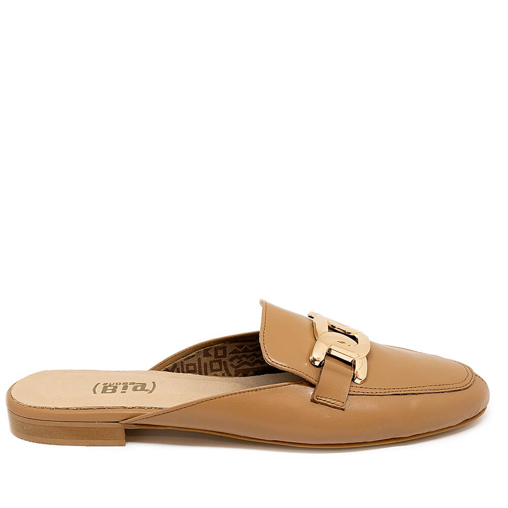 Bigshoes Bigshoes GA1148-09 Δερμάτινο Mule Ταμπά