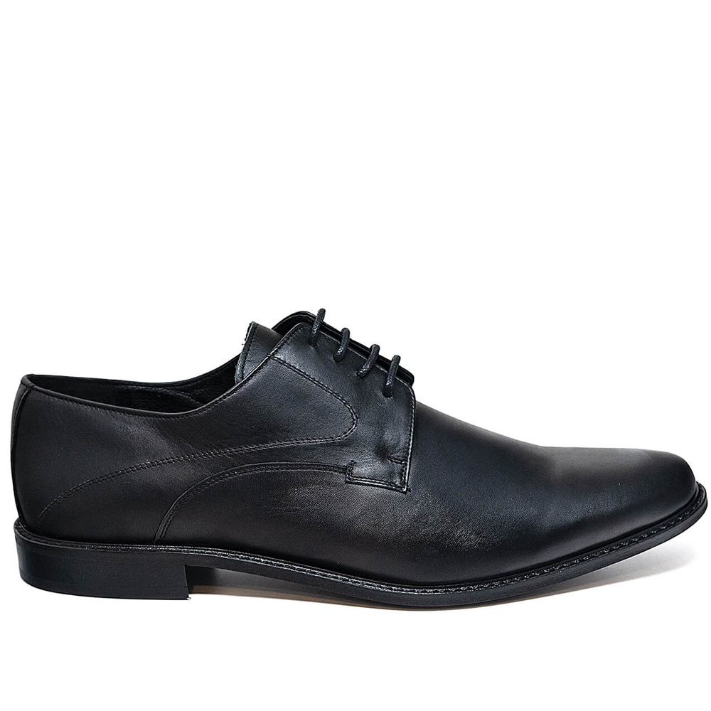 Bigshoes Bigshoes KL30711-01 Δερμάτινο Dress Μαύρο