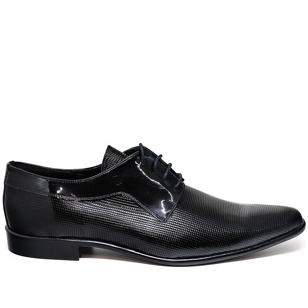 Bigshoes Bigshoes KL30752-01 Δερμάτινο Dress Μαύρο