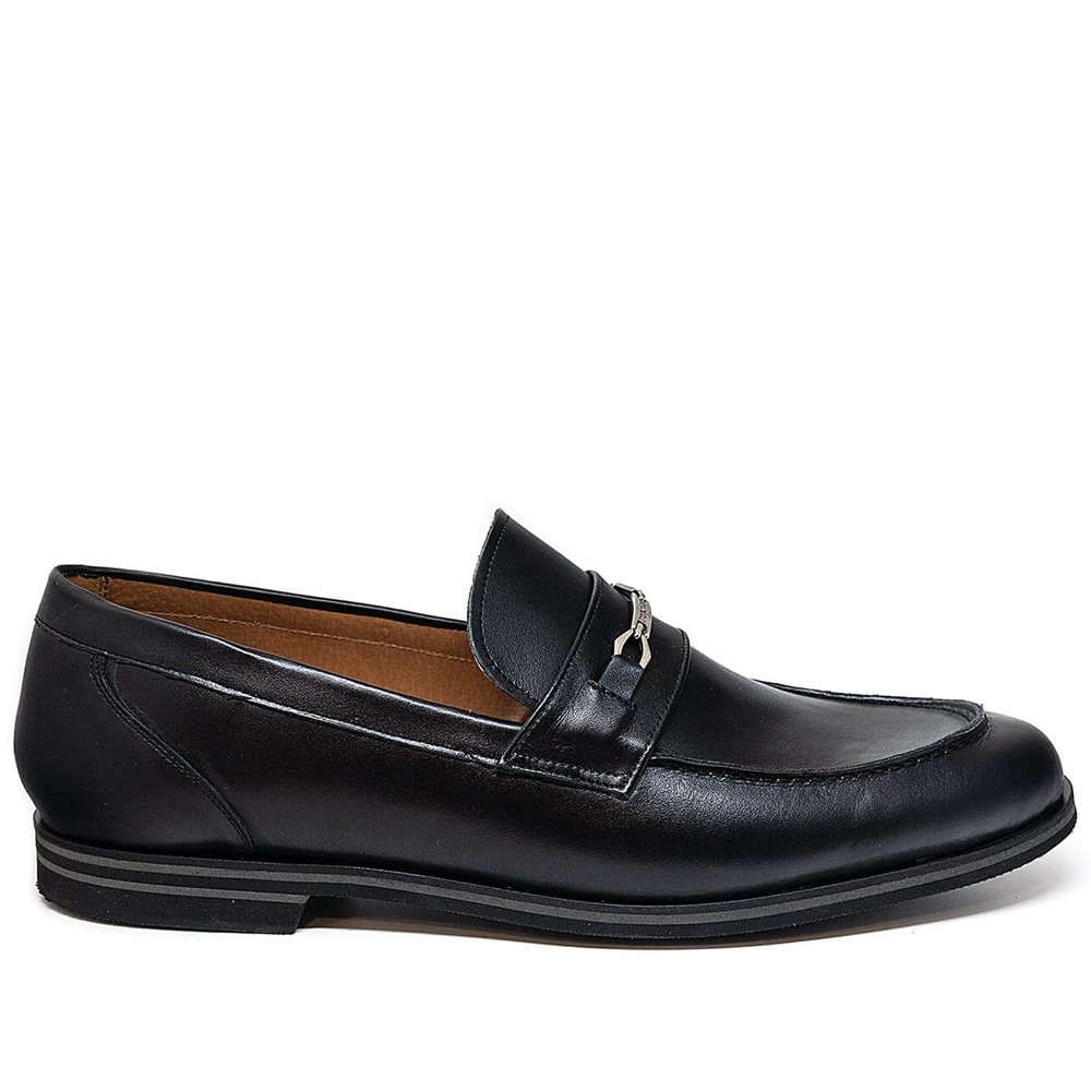 Bigshoes Bigshoes KL33100-01 Δερμάτινο Dress Μαύρο