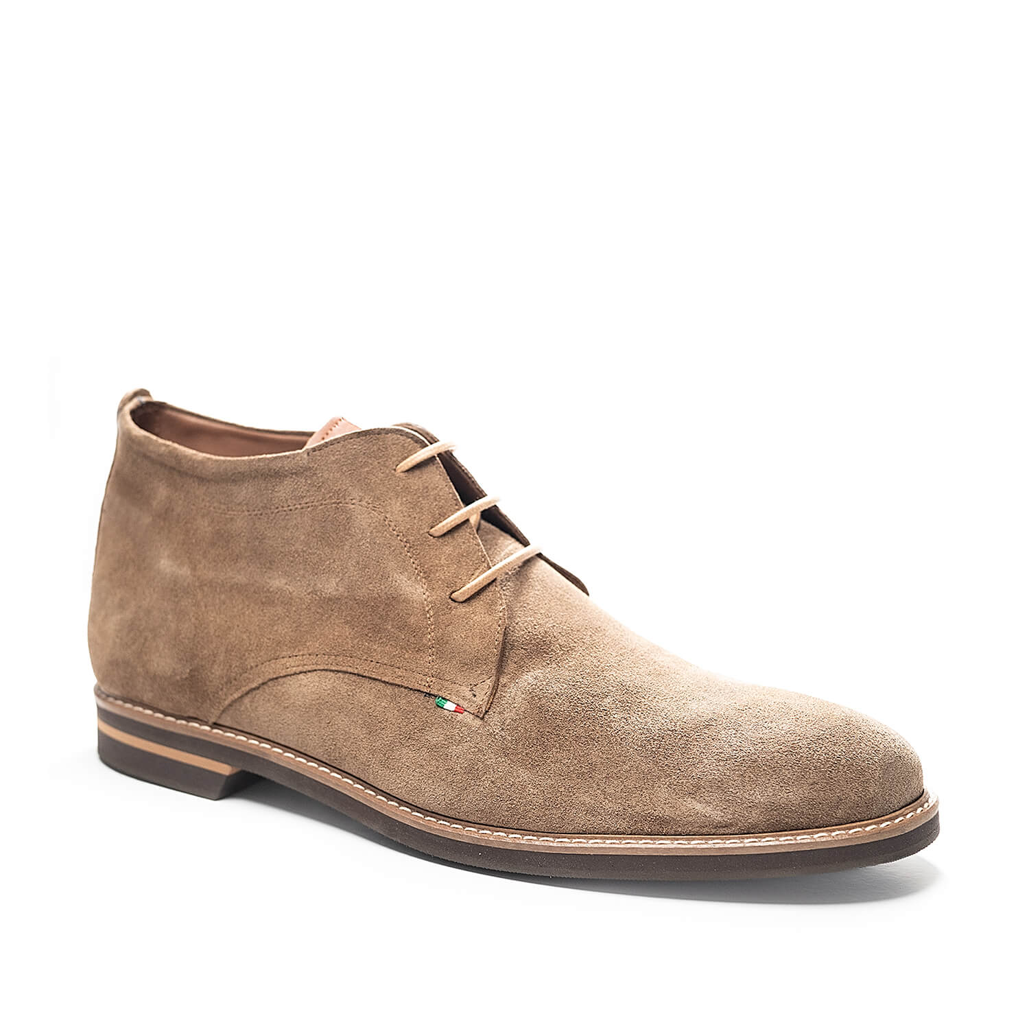 Bigshoes KL37200-13 Δερμάτινο Μποτάκι Μπεζ φωτογραφία