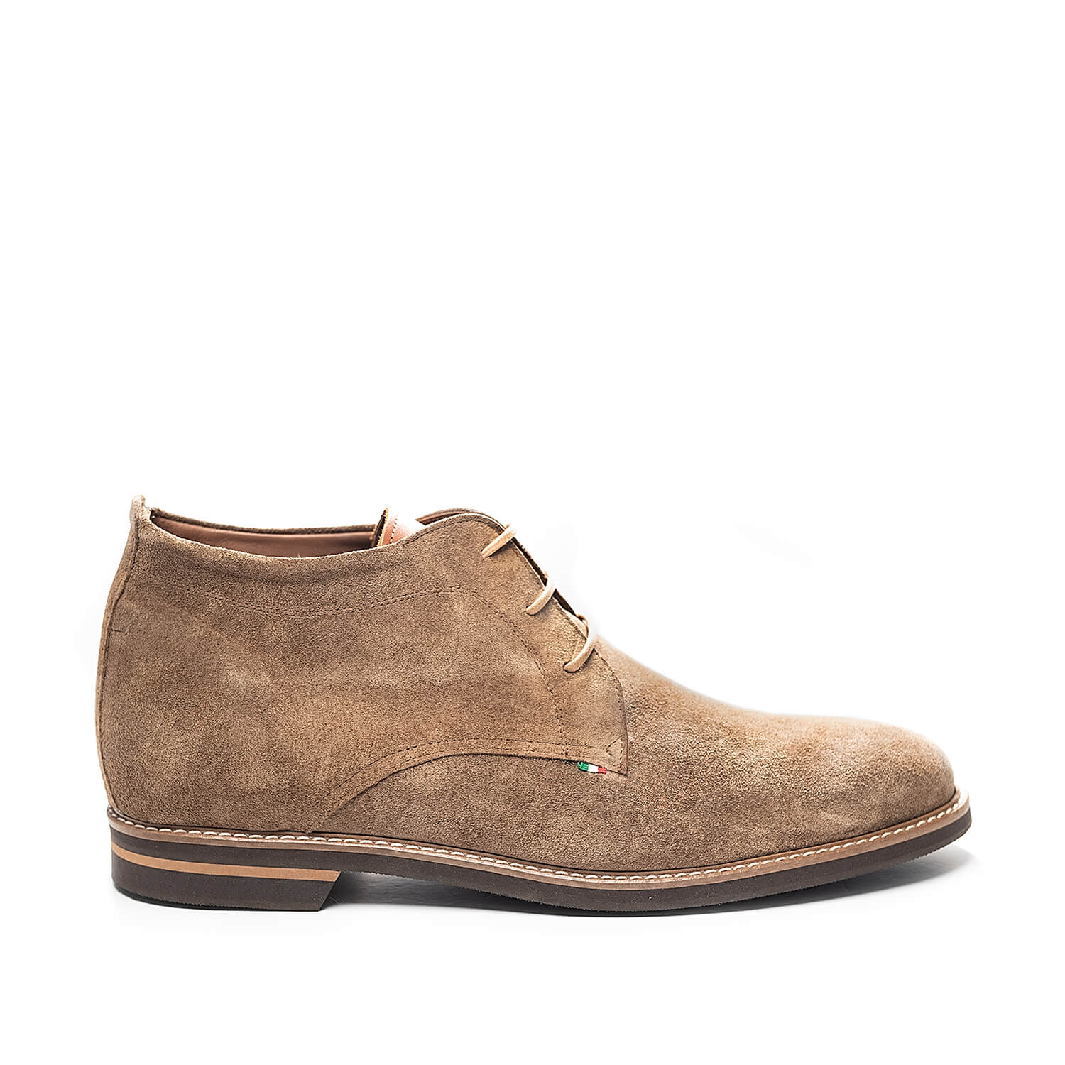 Bigshoes Bigshoes KL37200-13 Δερμάτινο Μποτάκι Μπεζ