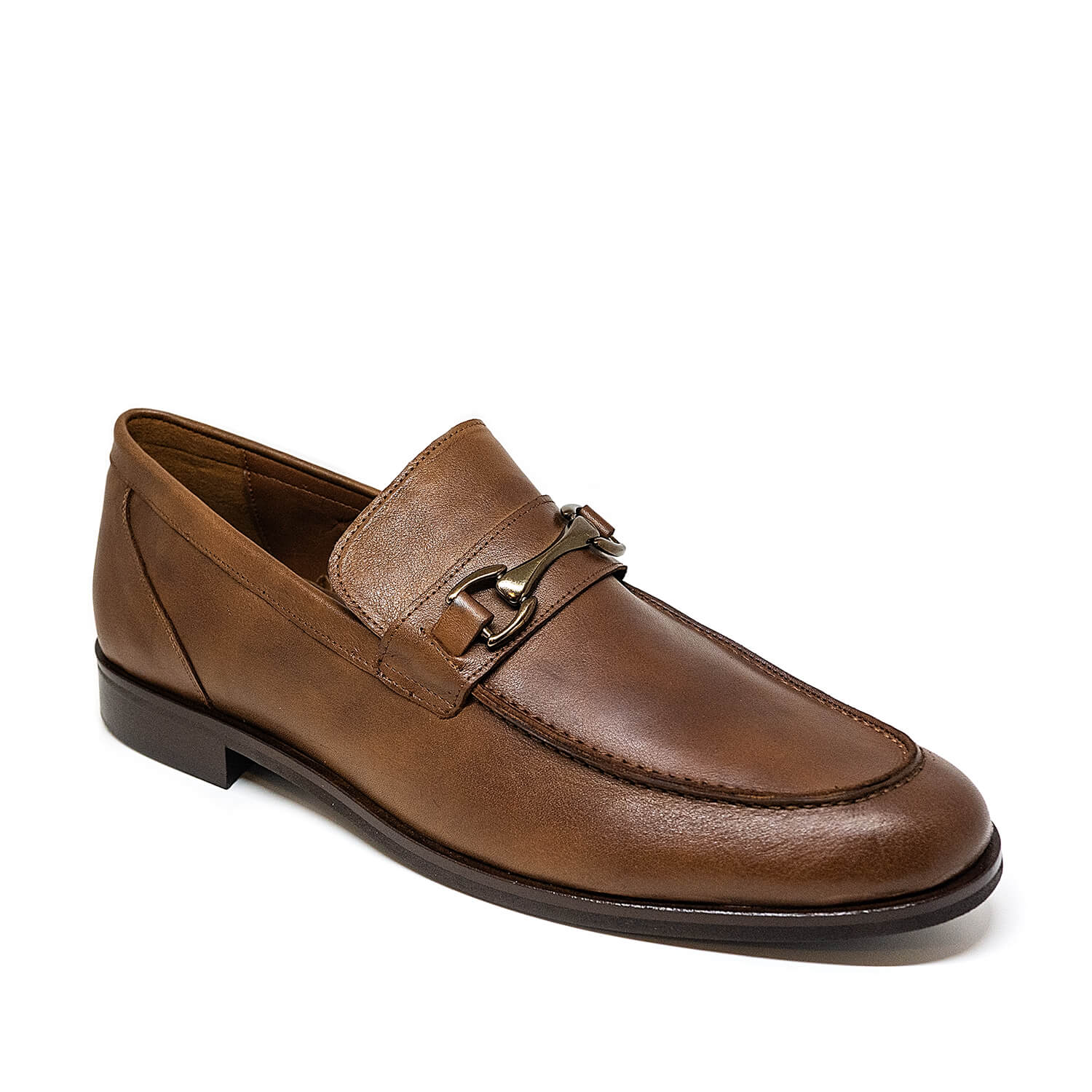 Bigshoes KL37201-09 Δερμάτινο Μοκασίνι Καφέ φωτογραφία
