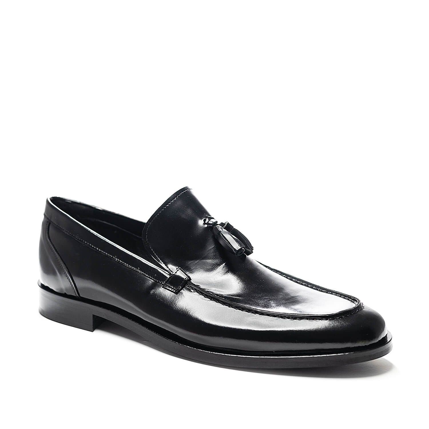 Bigshoes KL37302-01 Δερμάτινο Μοκασίνι Μαύρο φωτογραφία