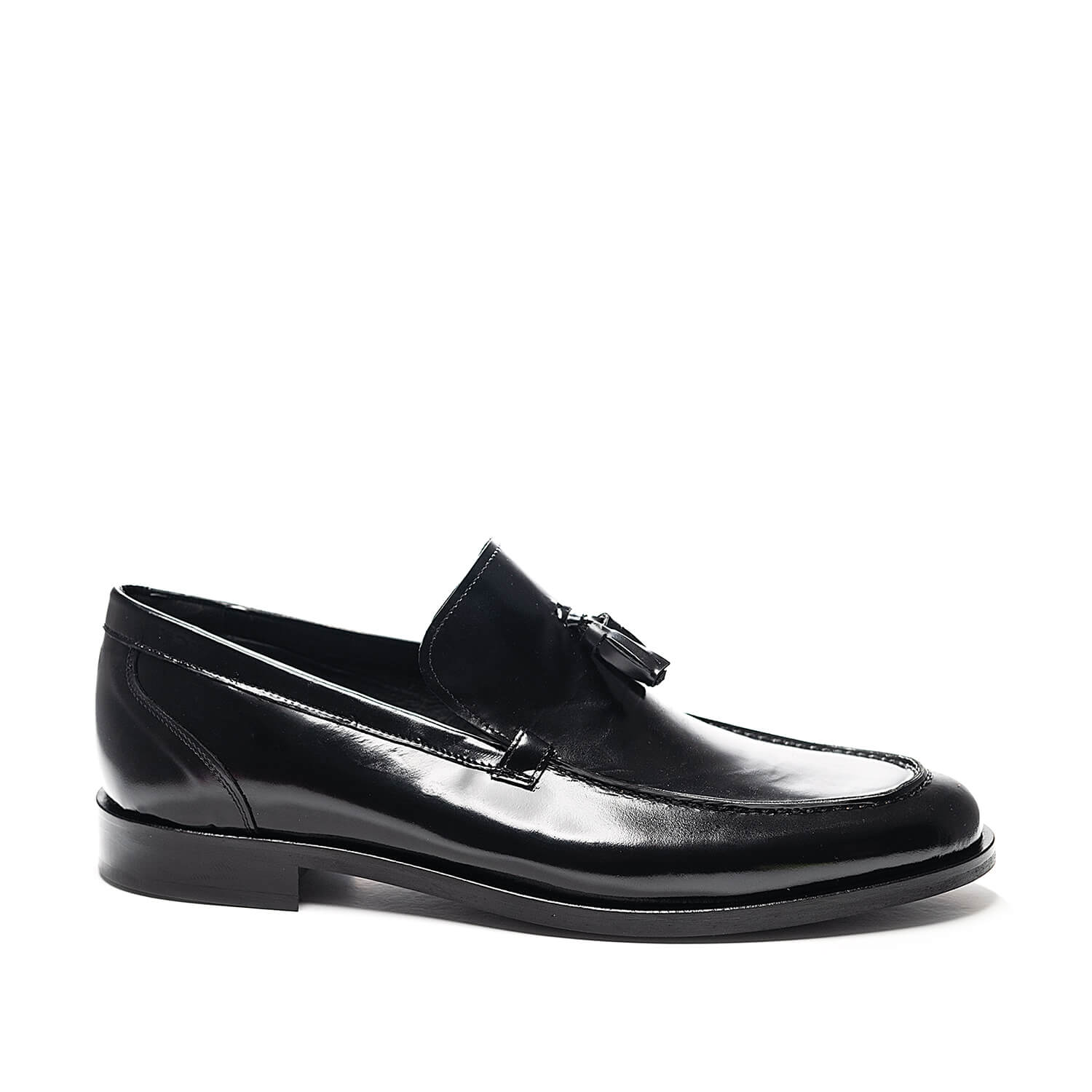 Bigshoes Bigshoes KL37302-01 Δερμάτινο Μοκασίνι Μαύρο