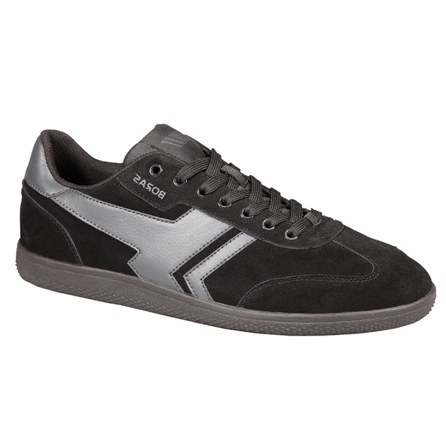 Boras Boras Retro Sports Socca 3541-1438 Δερμάτινο Sneaker Μαύρο