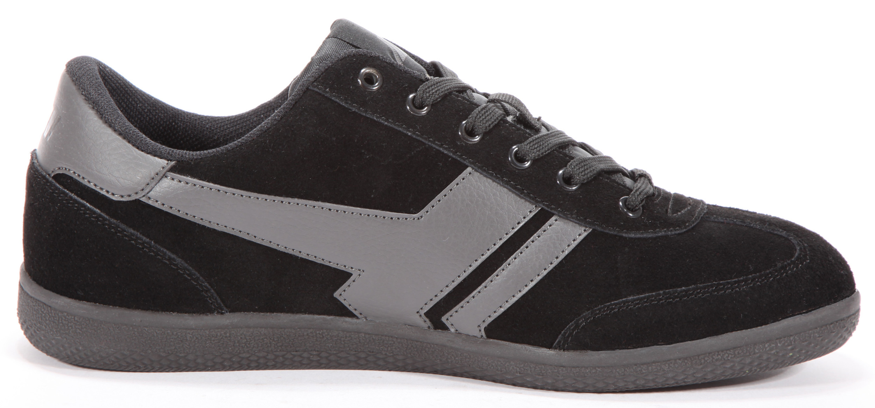 Boras Retro Sports Socca 3541-1438 Δερμάτινο Sneaker Μαύρο φωτογραφία