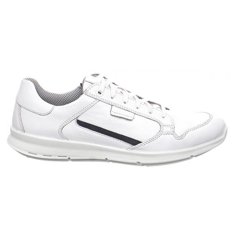 Jomos Jomos 3243132702019 Ανατομικό Δερμάτινο Comfort Casual Λευκό