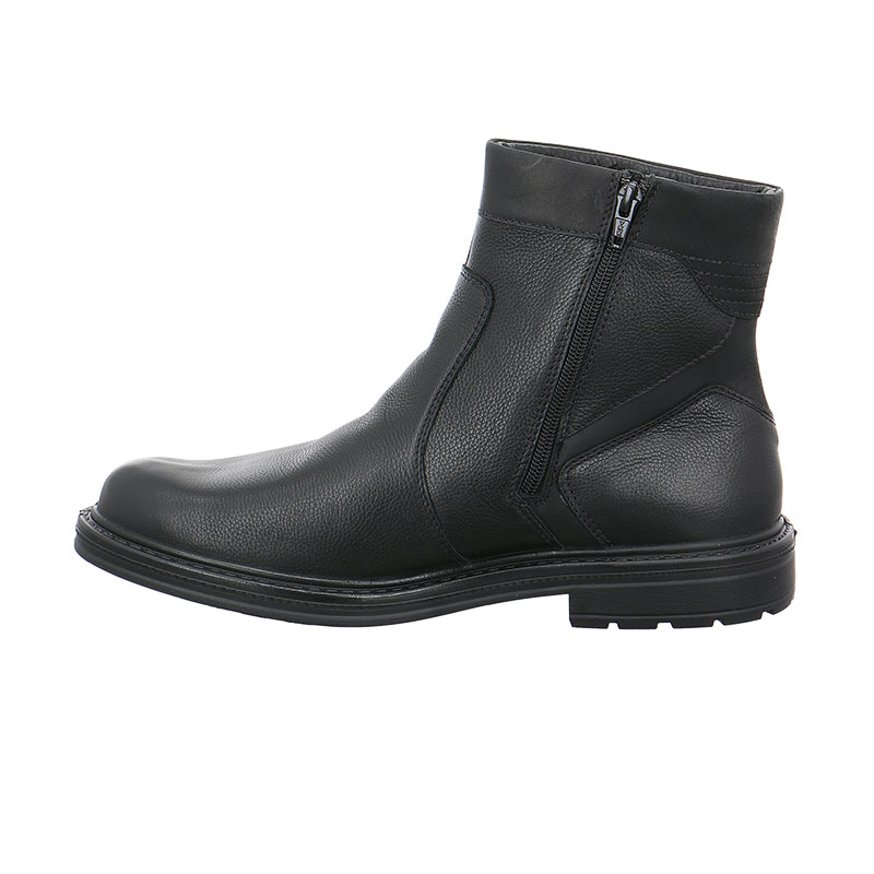 Jomos 207503270000 Ανατομικό Δερμάτινο Μποτάκι Μαύρο φωτογραφία