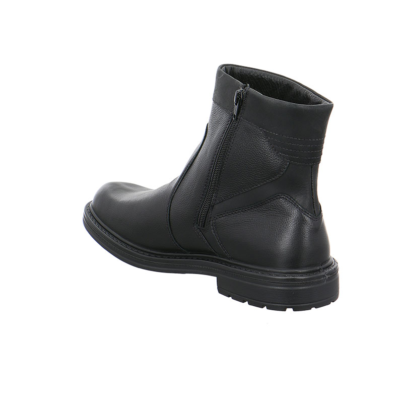 Jomos 207503270000 Ανατομικό Δερμάτινο Μποτάκι Μαύρο φωτογραφία