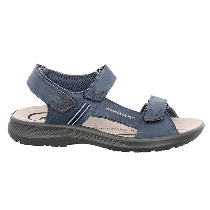 Jomos Jomos 5066051668099 Ανατομικό Δερμάτινο Comfort Πέδιλο Μπλε