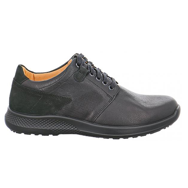 Jomos Jomos 322408231000 Ανατομικό Δερμάτινο Comfort Casual Μαύρο