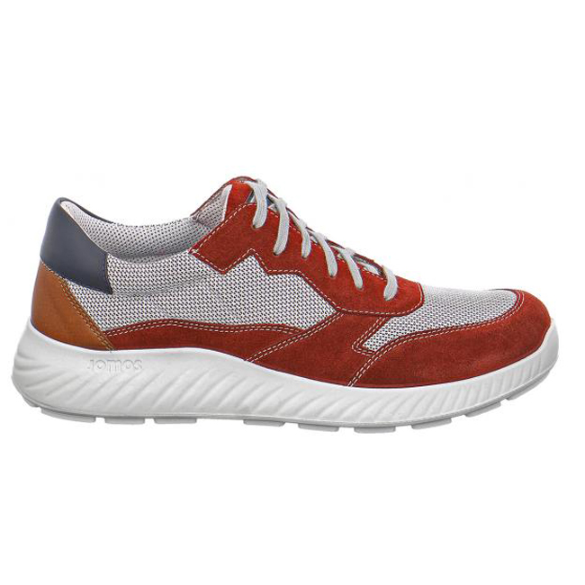 Jomos Jomos 3263057605016 Ανατομικό Δερμάτινο Comfort Casual Κόκκινο