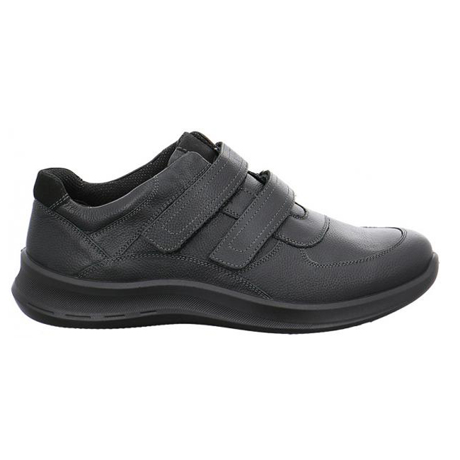 Jomos Jomos 328301289000 Ανατομικό Δερμάτινο Comfort Casual Μαύρο