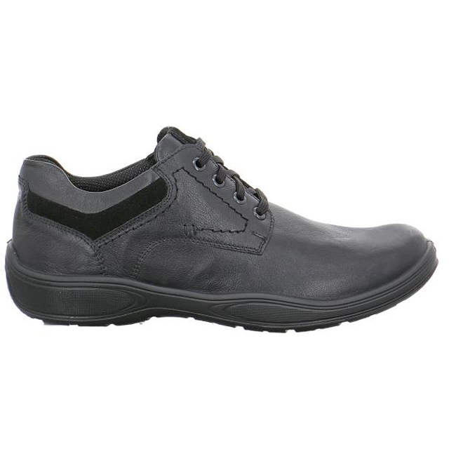 Jomos Jomos 418406106000 Ανατομικό Δερμάτινο Comfort Casual Μαύρο
