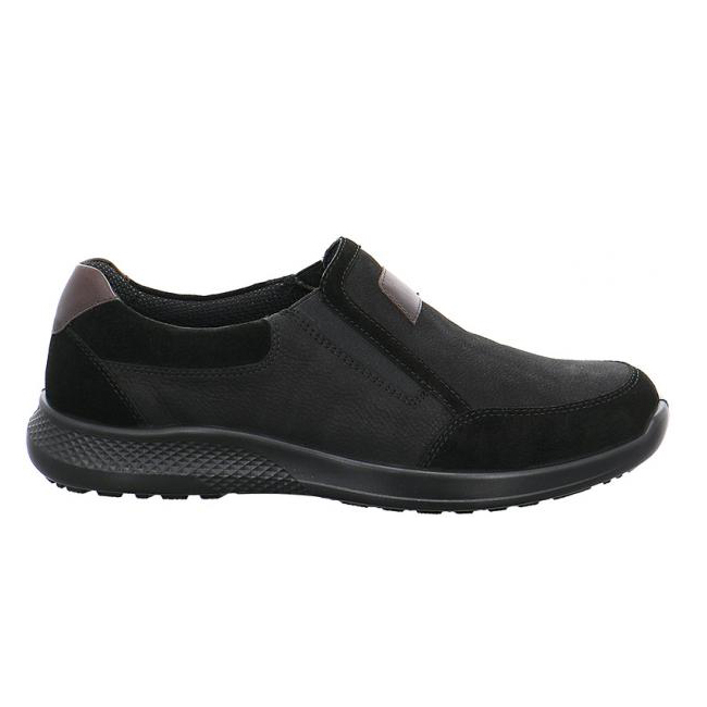 Jomos Jomos 3223877650010 Aνατομικό Δερμάτινο Comfort Casual Μαύρο