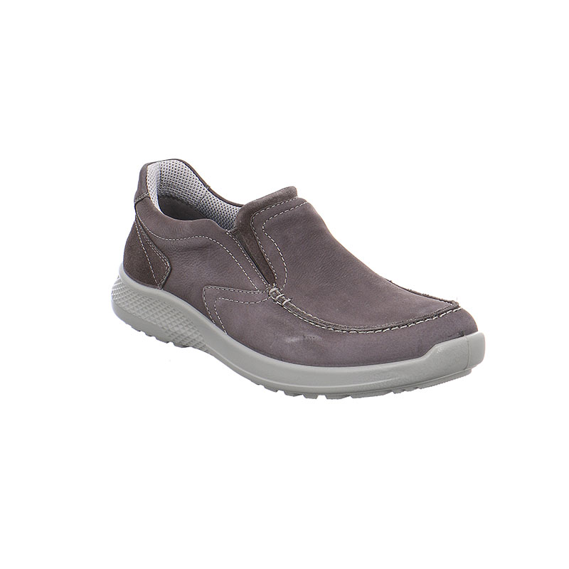 Jomos 322384916220 Aνατομικό Δερμάτινο Comfort Casual Γκρι φωτογραφία