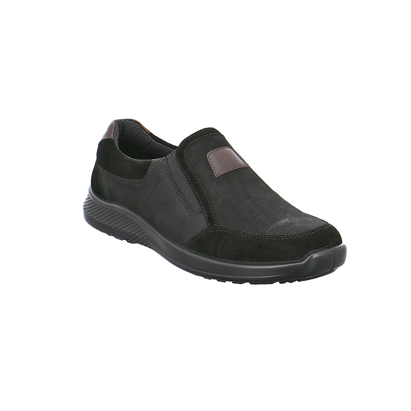 Jomos 3223877650010 Aνατομικό Δερμάτινο Comfort Casual Μαύρο φωτογραφία