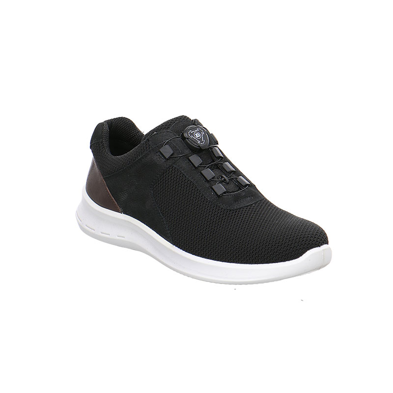 Jomos 328369965000 Aνατομικό Δερμάτινο Comfort Casual Μαύρο φωτογραφία