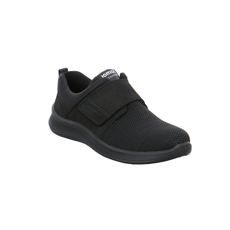 Jomos 328397965000 Aνατομικό Δερμάτινο Comfort Casual Μαύρο φωτογραφία