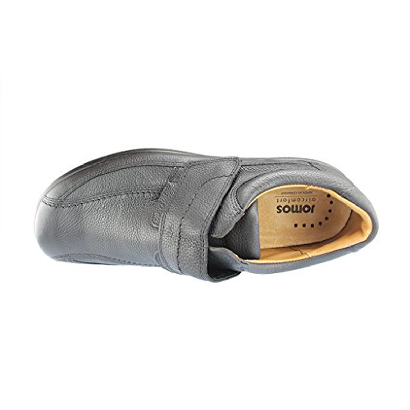 Jomos 42041437000 Ανατομικό Δερμάτινο Comfort Casual Μαύρο φωτογραφία
