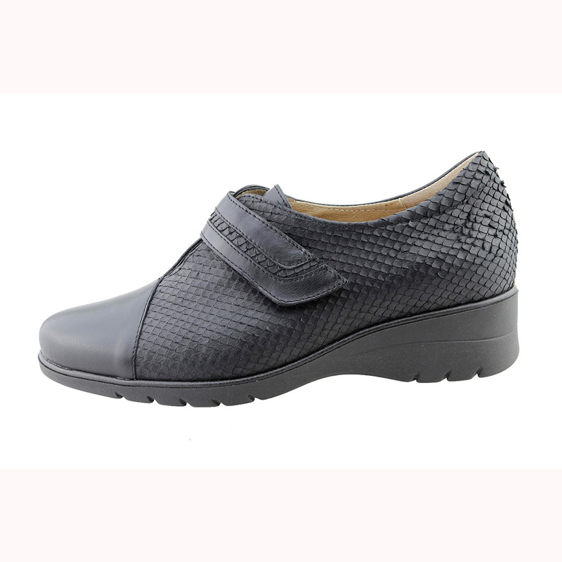 Piesanto 175962 Ανατομικό Δερμάτινο Comfort Μαύρο φωτογραφία