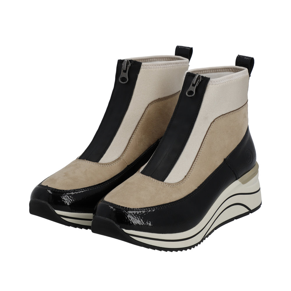 Remonte D0T71-60 Ανατομικό Μποτάκι Sneaker Κρεμ φωτογραφία