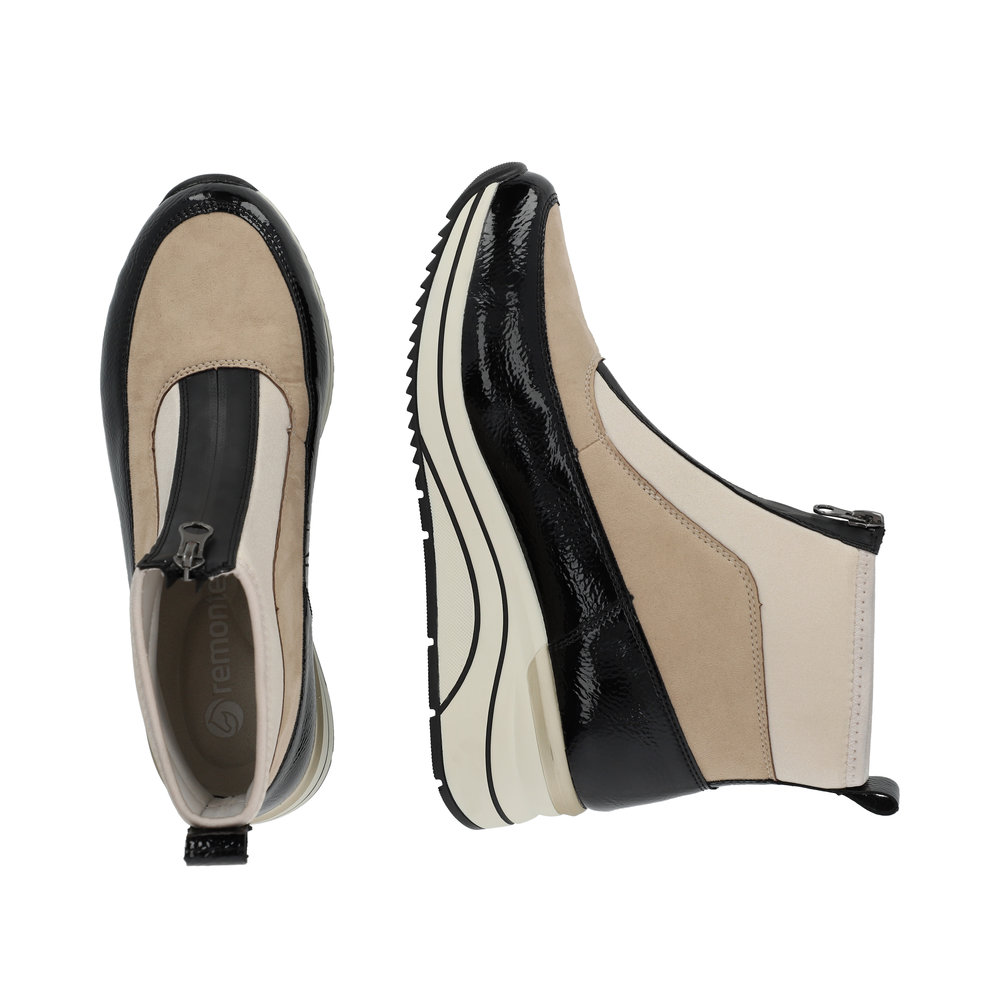 Remonte D0T71-60 Ανατομικό Μποτάκι Sneaker Κρεμ φωτογραφία