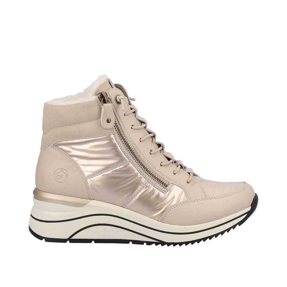 Remonte Dorndorf Remonte D0T72-60 Ανατομικό Μποτάκι Sneaker Κρεμ