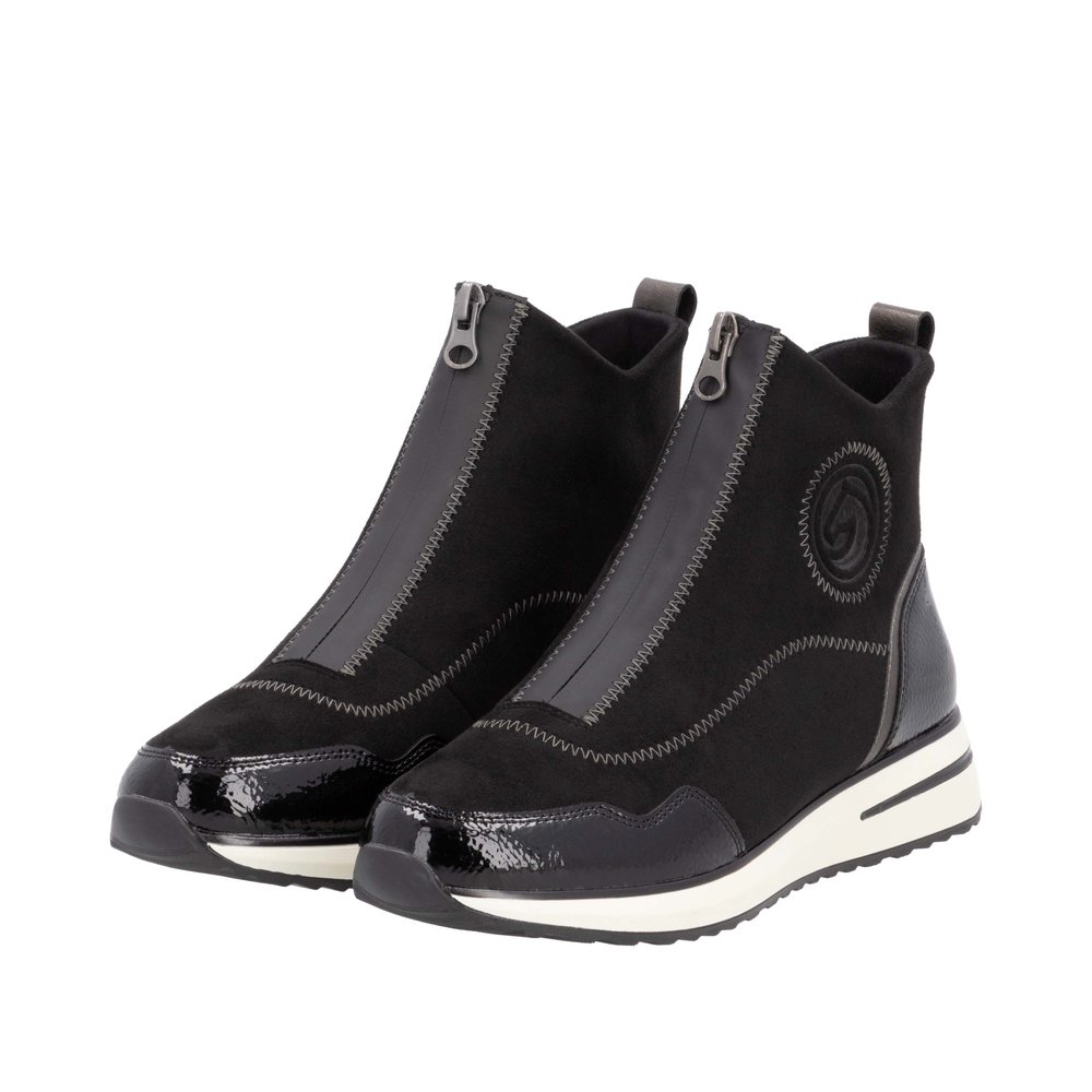 Remonte D1G70-03 Ανατομικό Μποτάκι Sneaker Μαύρο φωτογραφία
