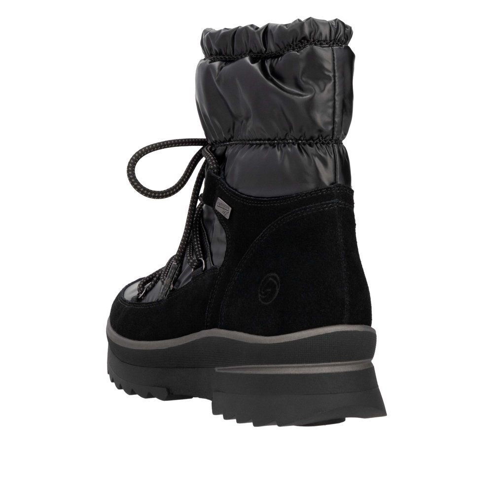 Remonte D2B70-02 Ανατομικό Δερμάτινο Μποτάκι Μαύρο φωτογραφία