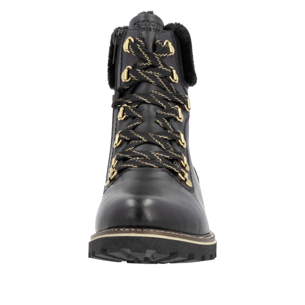 Remonte D8483-00 Ανατομικό Δερμάτινο Μποτάκι Μαύρο φωτογραφία