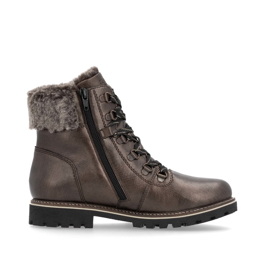 Remonte D8483-25 Ανατομικό Δερμάτινο Μποτάκι Καφέ φωτογραφία