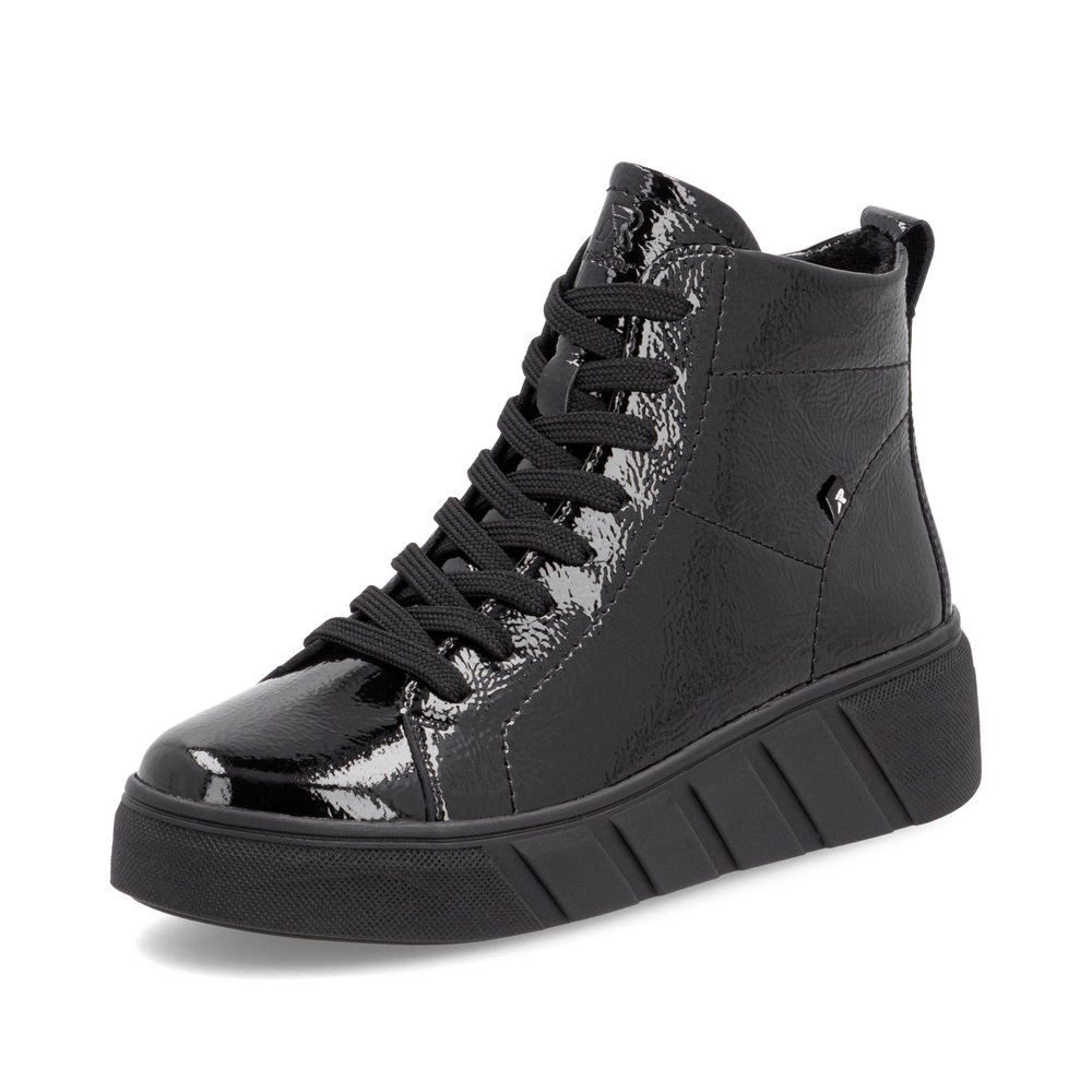 Rieker W0561-01 Ανατομικό Μποτάκι Sneaker Μαύρο φωτογραφία
