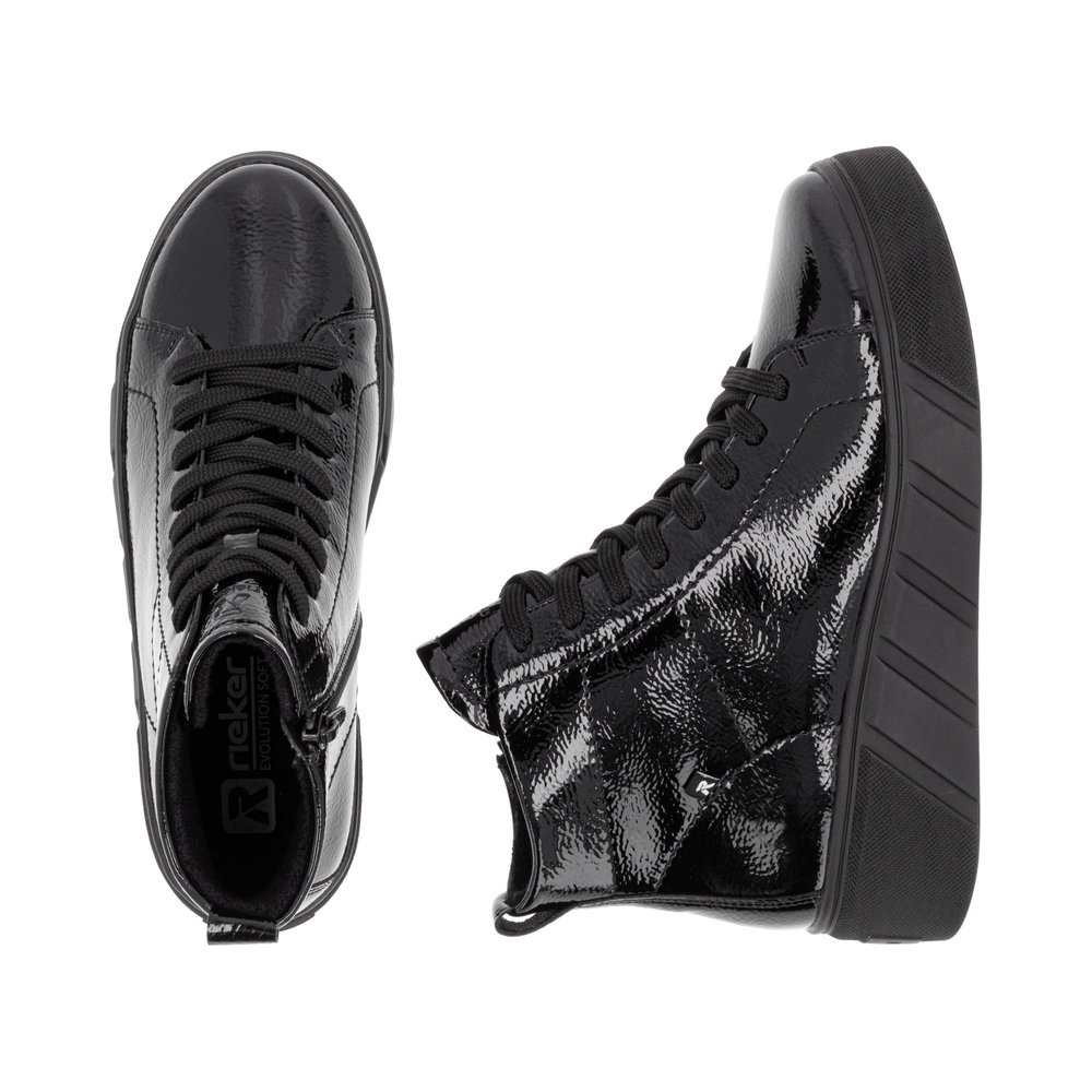 Rieker W0561-01 Ανατομικό Μποτάκι Sneaker Μαύρο φωτογραφία