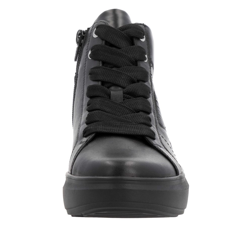 Rieker W1270-00 Ανατομικό Μποτάκι Sneaker Μαύρο φωτογραφία