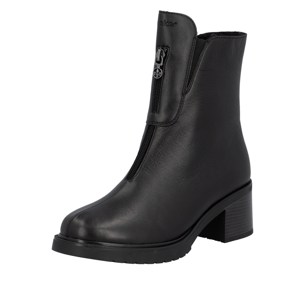 Rieker Rieker Y5255-00 Γυναικείο Ανατομικό Μποτάκι Μαύρο