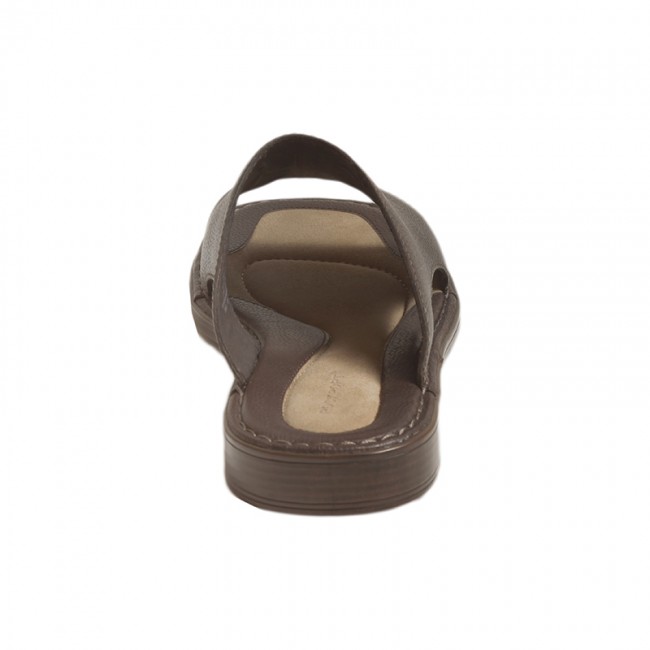 Rockport APM24623 Δερμάτινη Παντόφλα Καφέ φωτογραφία