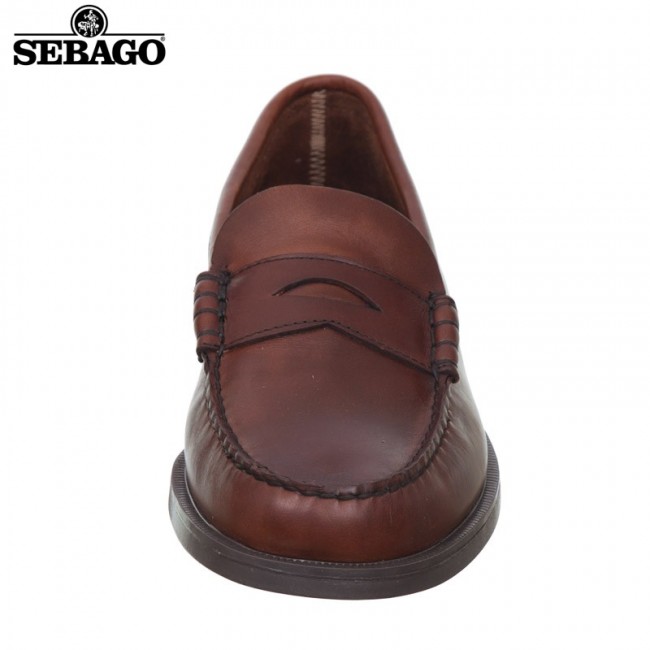 Sebago B70764 Δερμάτινο Μοκασίνι Καφέ φωτογραφία