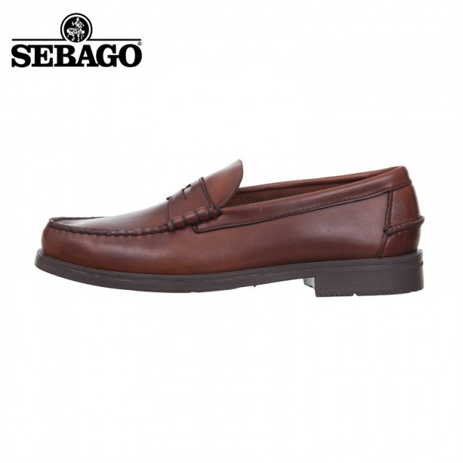 Sebago B70764 Δερμάτινο Μοκασίνι Καφέ φωτογραφία