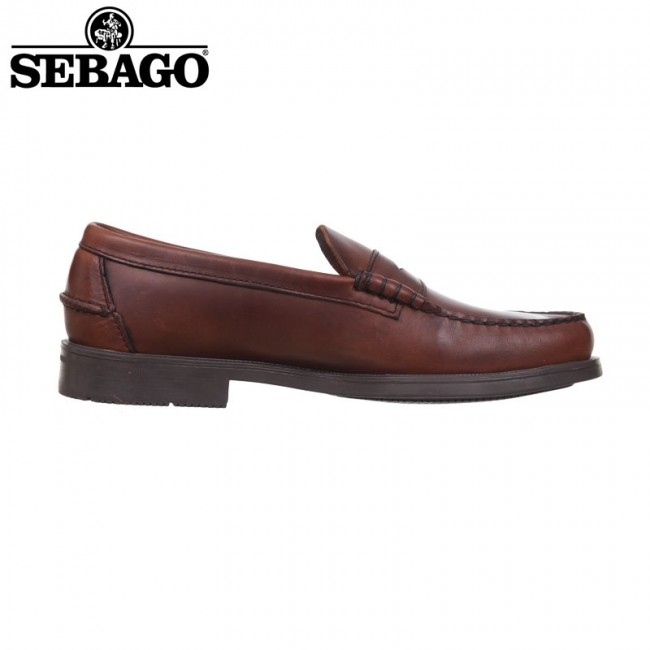 Sebago B70764 Δερμάτινο Μοκασίνι Καφέ φωτογραφία