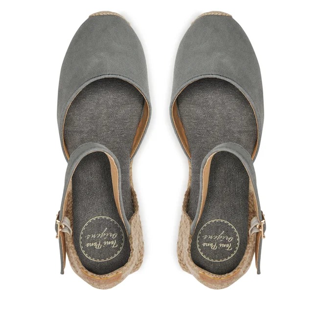 Toni Pons Lloret-08 Δερμάτινη Πλατφόρμα Γκρι 7cm φωτογραφία